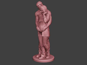 Couple in love 3D Print Model