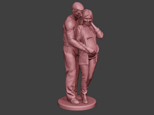 Couple in love 3D Print Model