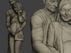 Couple in love 3D Baskı Modeli