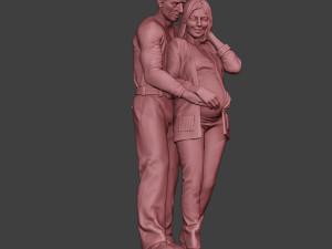 Couple in love 3D Baskı Modeli