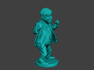 ボリス・ジョンソンのダンスミーム 3Dプリントモデル
