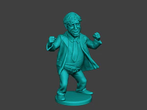 ボリス・ジョンソンのダンスミーム 3Dプリントモデル