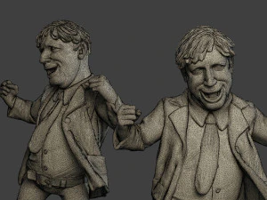 ボリス・ジョンソンのダンスミーム 3Dプリントモデル