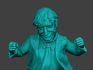 ボリス・ジョンソンのダンスミーム 3Dプリントモデル