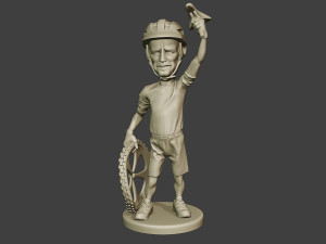 Joe Biden Cyclist Meme 3D Baskı Modeli