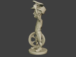 Joe Biden Cyclist Meme 3D Print Model