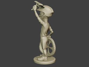 Joe Biden Cyclist Meme 3D Print Model