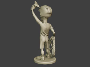 Joe Biden Cyclist Meme 3D Print Model