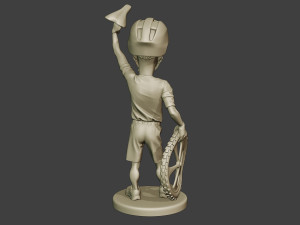 Joe Biden Cyclist Meme 3D Baskı Modeli