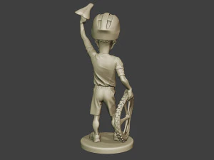Joe Biden Cyclist Meme 3D Print Model