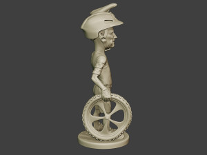 Joe Biden Cyclist Meme 3D Baskı Modeli