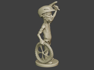 Joe Biden Cyclist Meme 3D Baskı Modeli