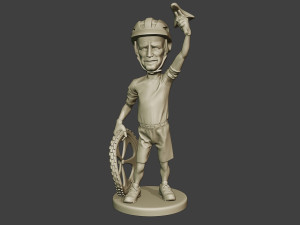 Joe Biden Cyclist Meme 3D Baskı Modeli