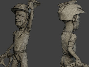 Joe Biden Cyclist Meme 3D Baskı Modeli