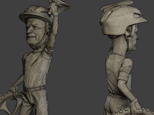 Joe Biden Cyclist Meme 3D Print Model