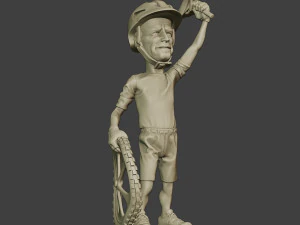 Joe Biden Cyclist Meme 3D Print Model