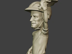 Joe Biden Cyclist Meme 3D Print Model