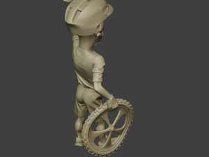 Joe Biden Cyclist Meme 3D Print Model