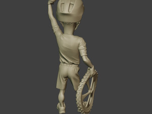 Joe Biden Cyclist Meme 3D Baskı Modeli