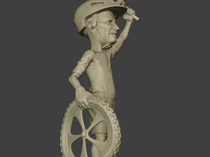 Joe Biden Cyclist Meme 3D Print Model