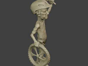 Joe Biden Cyclist Meme 3D Baskı Modeli