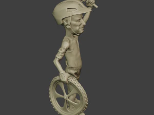 Joe Biden Cyclist Meme 3D Print Model