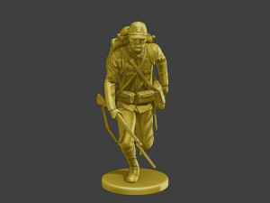 Japanese soldier ww2 Run2 J2 3D 프린트 모델