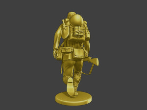 Japanese soldier ww2 Run2 J2 3D 프린트 모델
