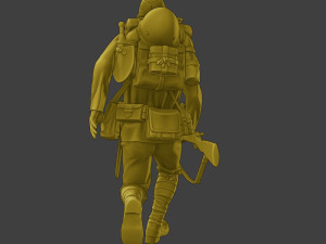 Japanese soldier ww2 Run2 J2 3D 프린트 모델