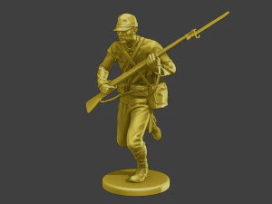 Japanese soldier ww2 Run3 J2 3D Print Model