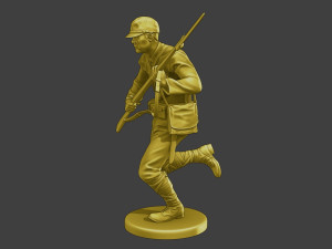Japanese soldier ww2 Run3 J2 3D-printmodel