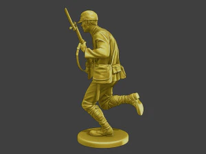 Japanese soldier ww2 Run3 J2 3D Print Model