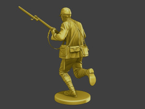 Japanese soldier ww2 Run3 J2 3D-printmodel
