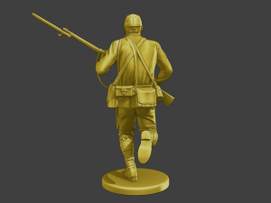 Japanese soldier ww2 Run3 J2 3D-printmodel