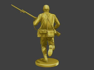 Japanese soldier ww2 Run3 J2 3D Print Model