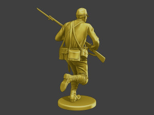 Japanese soldier ww2 Run3 J2 3D-printmodel