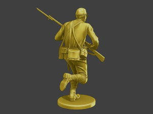 Japanese soldier ww2 Run3 J2 3D Print Model