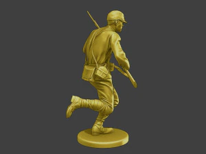 Japanese soldier ww2 Run3 J2 3D Print Model