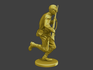 Japanese soldier ww2 Run3 J2 3D-printmodel