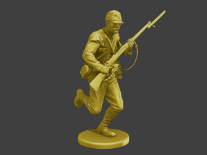 Japanese soldier ww2 Run3 J2 3D-printmodel