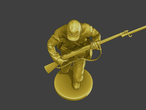 Japanese soldier ww2 Run3 J2 3D-printmodel