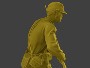 Japanese soldier ww2 Run3 J2 3D Print Model