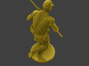 Japanese soldier ww2 Run3 J2 3D-printmodel