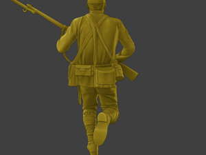 Japanese soldier ww2 Run3 J2 3D-printmodel