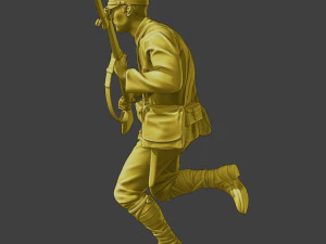 Japanese soldier ww2 Run3 J2 3D Print Model