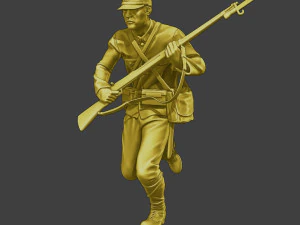 Japanese soldier ww2 Run3 J2 3D Print Model