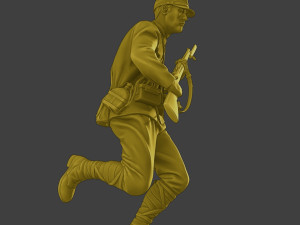 Japanese soldier ww2 Run3 J2 3D-printmodel