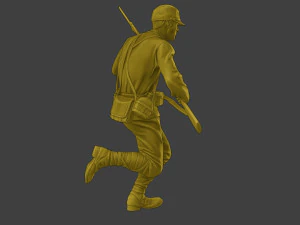 Japanese soldier ww2 Run3 J2 3D Print Model