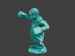 Boris Johnson boxing Meme 3D Print Model