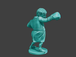 Boris Johnson boxing Meme 3D Print Model